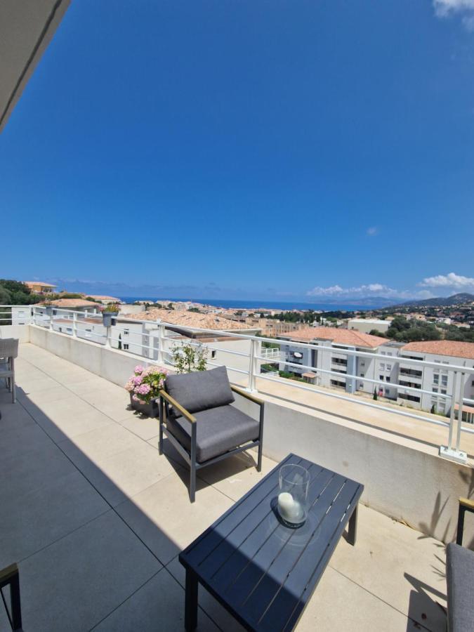 Isula Piana Avec Vue Panoramique Et Montagnes, 40m De Terrasse