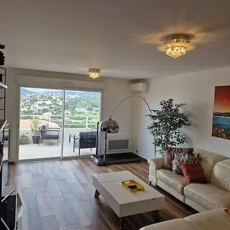 Appartement Isula Piana Avec Vue Panoramique Mer Et Montagnes, 40M De Terrasse LʼÎle-Rousse Extérieur photo