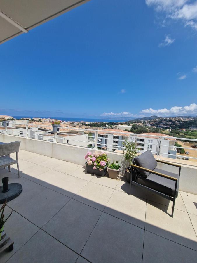 Isula Piana Avec Vue Panoramique Et Montagnes, 40m De Terrasse
